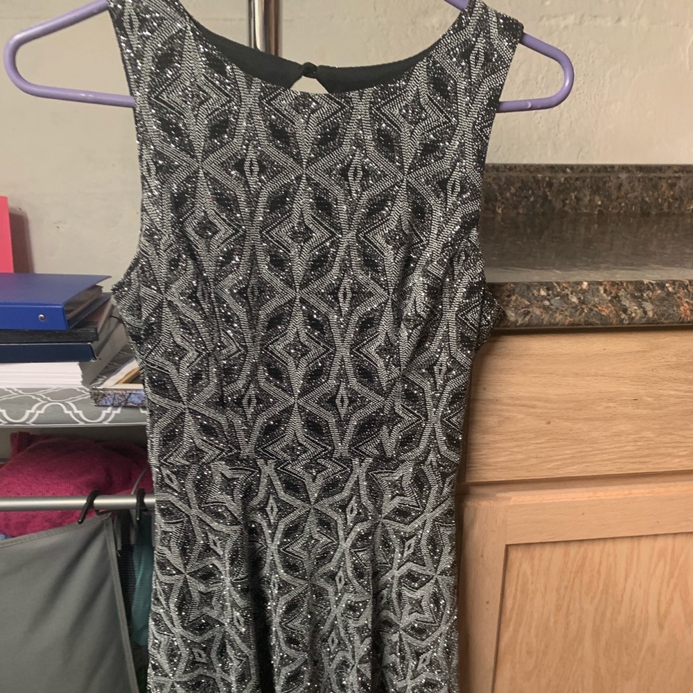 Speechless Silver Sparkle Dress